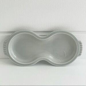 Fiesta Retired Pearl Grey Individual Figure 8 Tray